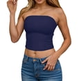 thumbnail image 5 of Hessimy Breathable Tank Tops Women Underwear Tops Sleeveless Undershirt Cotton Camisole Cool Base Layer for Women(Navy,XL), 5 of 7