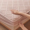 thumbnail image 5 of Oggfader King Size Mattress Mattress Cover Soft Quilted Mattress Cover For All Seasons Pink, 5 of 7
