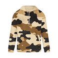 thumbnail image 3 of Sudadera con capucha para hombre, moda de ocio, con estampado de leopardo, suéter con capucha y movimiento, blusa de poliéster para hombre, 3 of 4
