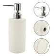 thumbnail image 5 of Unique Bargains 1 Pc Simple Cylindrical Soap Pump Dispenser for Bathroom Hotel 300ml White, 5 of 6