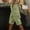 *Mint Green, variant on ClodeEU Women's High Waisted Linen Blend Knee Length Shorts with Pockets,Drawstring Elastic Waist Bottoms with Side Button Mint Green,Womens Plus XXL