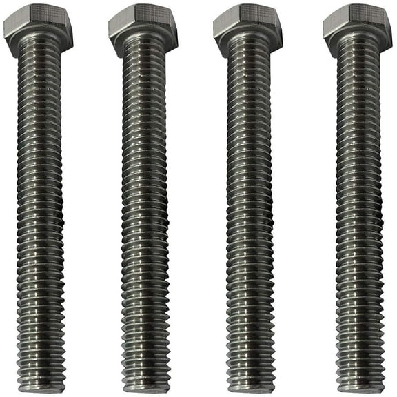 1/4" x 3" - 20. 304-STAINLESS STEEL - HEX HEAD BOLT - 304 GRADE. General Purpose - Hurricane Bolt 10