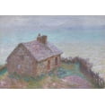 thumbnail image 2 of Monet, Claude 32x24 White Modern Wood Framed Museum Art Print Titled - The Customs House at Varengeville, 2 of 4