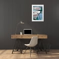 thumbnail image 3 of DeNardo, Laura 23x32 White Modern Wood Framed Museum Art Print Titled - Workboats of Corfu, Greece III, 3 of 4