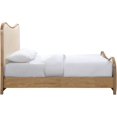 thumbnail image 3 of Meridian Furniture Arvada Cream Vegan Leather Upholstered Full Bed, 3 of 8