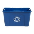 thumbnail image 2 of 18 Gallon Paper Recycling Box, Stackable Waste Container, Heavy Duty Use in Indoor Outdoor Spaces, Blue, 2 of 5