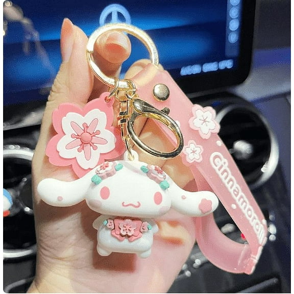 Cute Cat HK  Keychains w/ Strap
