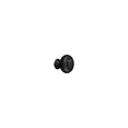 thumbnail image 2 of Deltana KR119U19 Knob Round w/ Groove in Paint Black, 2 of 3