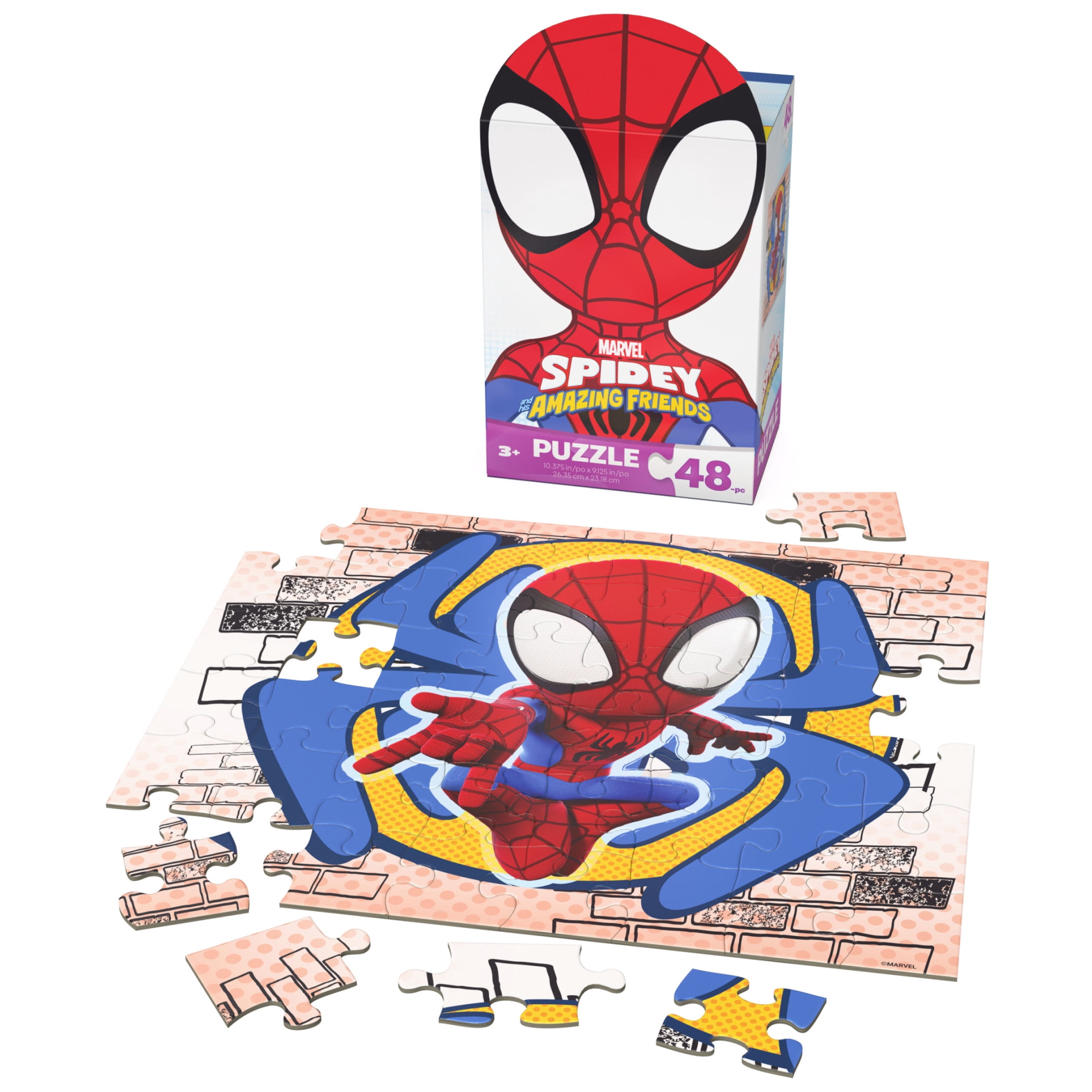 Spidey and His Amazing Friends 48-Piece Puzzle, Ages 3 and Up