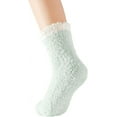 thumbnail image 5 of 4 Pairs Cozy Fuzzy Socks for Women Non Slip Socks Slipper Socks Fluffy Socks Hospital Socks with Grips for Women Sleep, 5 of 9