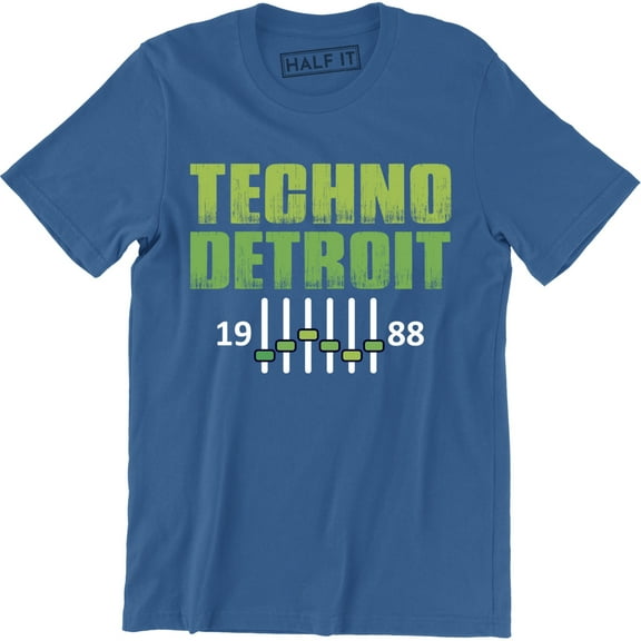 Detroit Techno Since 1988 Militia EDM Underground Resistance House Music Men Tee