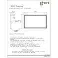 thumbnail image 2 of Ghent's Vinyl 2' x 3' Bulletin Board with Aluminum Frame in Ebony Brown, 2 of 3