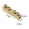 thumbnail image 3 of Kit de tuercas para conectores de cables BEKMLOD 10 AWG, calibre 10 unidades, 3 of 5