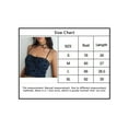 thumbnail image 4 of KelaJuan Women Summer 2 Pieces Outfits Solid Color Halter Neck Off-Shoulder Backless Tops Long Skirts Set, 4 of 8
