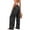 Dark Gray, variant on Kukoosong Wide Leg Pants for Women, Women's Solid Color Elastic Denim Double Pocket Leggings, Fitness and Casual Leggings Cropped Pants, Palazzo Pants