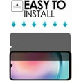 thumbnail image 6 of VIESUP 2PACK Screen Protector Compatible with Samsung Galaxy A24 4G 2023 Anti-spy , Easy Installation Anti-Scratch Privacy Tempered Glass Screen Protector, 6 of 6