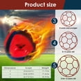 thumbnail image 4 of Becaristey Ballon de Football Taille 5 avec Rétention d'Air Fiable Épaissi pour Match Élasticité Exceptionnelle Football Rouge, 4 of 6