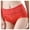 Red, variant on Panties for Women,Women's Solid Color Briefs Sexy Ventilate Lace Netting High Waist Underpants,Women Panties,Womens Underwear