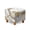 White Golden Marble Texture, variant on TSOVTHRID Highland Cattle Shamrock Print Ottoman Slipcovers Stretch Square Footrest Stool Covers Anti-Slip Ottoman Cover for Foot Stool Furniture Protector with Elastic Bottom St. Patrick's Day Decor
