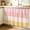 Orange, variant on Spring Floral Cabinet Curtain 28"Wx51"L,Dustproof Storage Cabinet Curtain with Self Adhesive Tape,Watercolor Herbs Summer Botanical Rustic Tall Pantry Cover Drape for Kitchen,Utility Closet