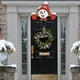 thumbnail image 4 of Christmas Fence Door Peek Hollow Board Plug-in Christmas Tree Garden Expression Decoration Sticker, 4 of 9