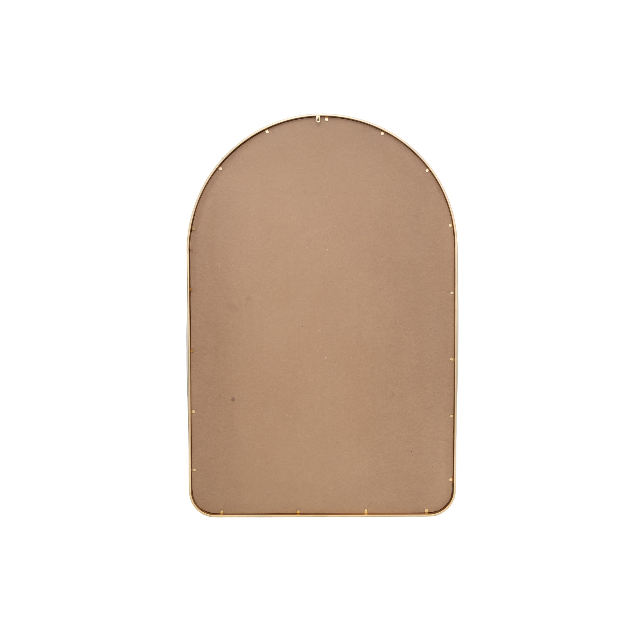 DecMode 44" x 66" Gold Arched Wall Mirror