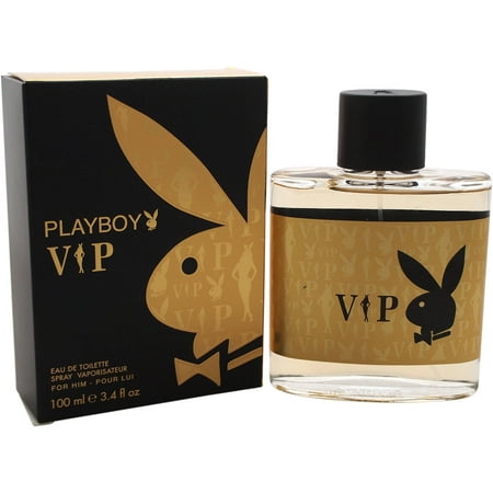 Playboy VIP Eau de Toilette for Men, 3.4 fl oz (Best Of Playboy Centerfolds)