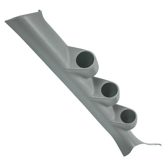 GlowShift | Gray Triple Gauge Pillar Pod for 2008-2015 Mitsubishi Lancer Evo X