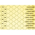 thumbnail image 1 of Ahgly Company Indoor Rectangle Trellis Yellow Contemporary Area Rugs, 8' x 10', 1 of 4