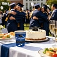 thumbnail image 5 of QuanTara Graduation Party Supplies – Cap-Themed Paper Plates & Tablecloth Set, Disposable Blue Graduation Decorations for Celebrations, 5 of 6