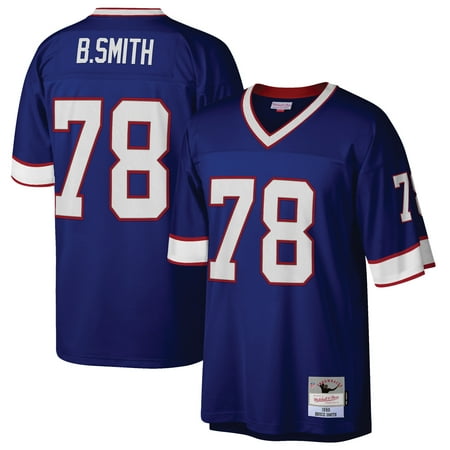 - Bruce Smith Buffalo Bills Mitchell & Ness 1990 Retired Player Replica Jersey - Royal