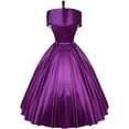 thumbnail image 5 of Women’s Bearded Lady Circus Dress – Deluxe Purple Outfit for Stage Performance and Themed Events, 5 of 7