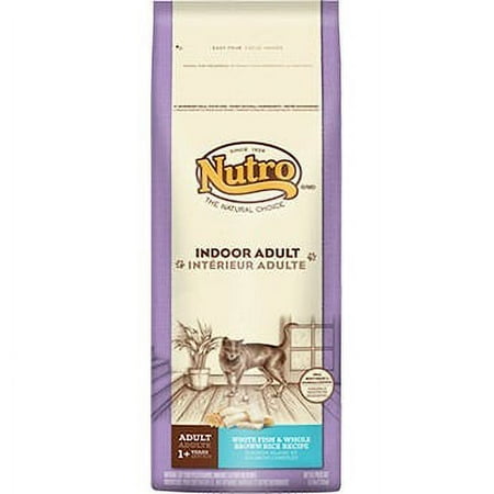 Nutro Indoor Adult Cat FoodWhite Fish & Whole Brown Rice Recipe