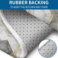 thumbnail image 4 of Gray Marble Gold Hexagon Pattern Bathroom Rugs Sets 3 Piece,Toilet Cover Set,Absorbent Non Slip Bathroom Mats Sets with U-Shaped Contour Rug Toilet Rug Set, 4 of 5