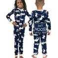 thumbnail image 2 of LazyOne Flapjacks, Matching Pajamas for the Dog, Baby & Kids, Teens, and Adults (Classic Moose Blue, 12), 2 of 7