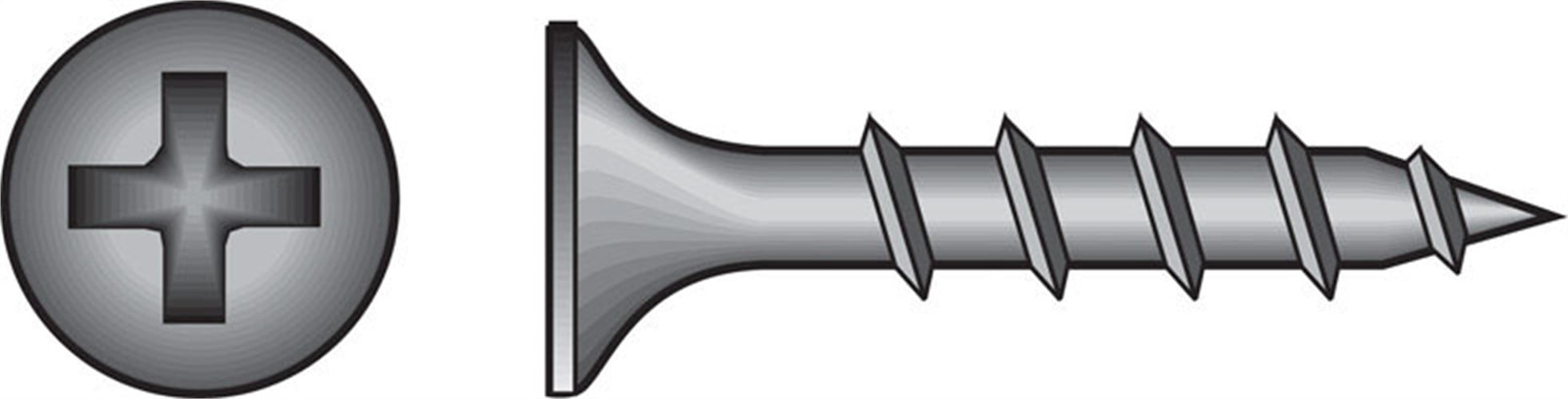 Hillman Fasteners 42400 100PK 6x1 Dry Screw