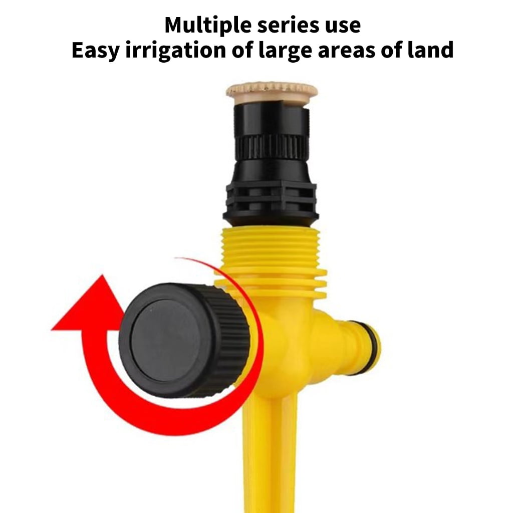 JZROCKER Lawns Watering Sprinklers Irrigation Equipment with Auto 360Rotation for Household Garden Use 10pcs
