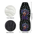 thumbnail image 5 of ZIATUBLE Dachshund Dog Paw Car Seat Covers Full Set of 2 Easy to Install Front Auto Seat Cover Breathable High Back Design Front Seats Only Auto Interior Accessories for Trucks Van SUV, 5 of 7
