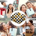 thumbnail image 5 of Wearable Blanket,Black White Checker Sunflower Pattern Hooded Wearable Sherpa Blanket for Adults & Teens,Winter Poncho Shawl Wrap Cape Thick Warm,60"x80", 5 of 5