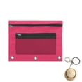 thumbnail image 2 of UALSRZL Under $1! Pencil Pouch for 3 Ring Binder, Large Capacity Pencil Case Oxford Cloth with Zipper, Mesh Pencil/Cosmetic Bag Travel(Free Gift), 2 of 6