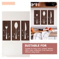 thumbnail image 4 of Chidian 1 Set Wooden Fork Spoon Cutter Sign Wall Decor Cutout Wall Decor for Home Dining Room Restaurant, 4 of 10