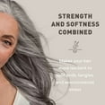 thumbnail image 3 of Just Nutritive Gray Hair Conditioner, Natural Treatment, Neutralizes Brass & Yellow Tones, Repairs Damaged Gray Hair, No Purple, Moisturizing, Strengthening and Color Safe, Sulfate Free, 16 Oz, 3 of 10