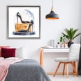thumbnail image 3 of Stupell Industries Traditional Black High Heels Dome Gray Floating Frame Canvas Art, 25 x 25, by Amanda Greenwood, 3 of 8