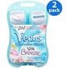 Venus Spa Breeze Disposables 2-in-1 Razors with Shave Gel 2 ct (Pack of 2)