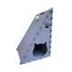 thumbnail image 1 of Rascador triangular para gatos, juguete rascador compacto para proteger alfombras y resistente al desgaste. gris, 1 of 9