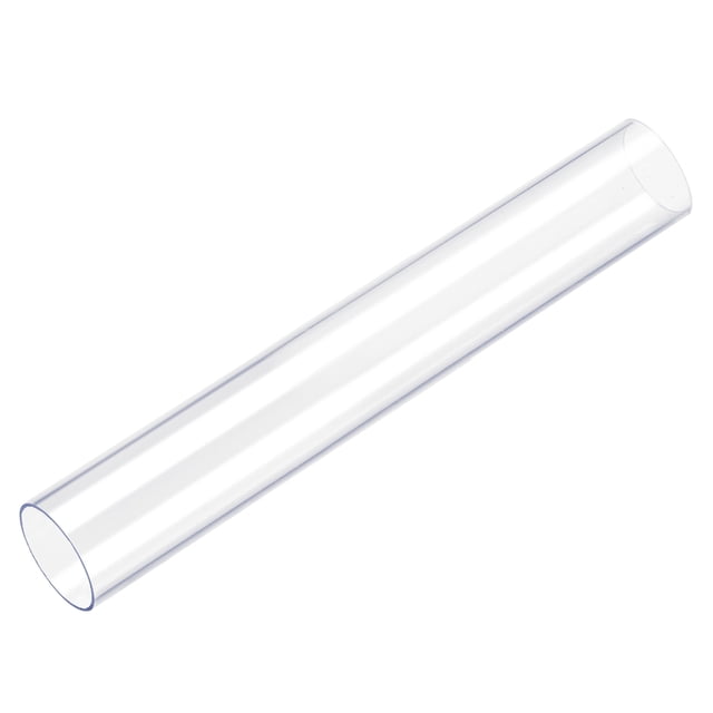 Unique Bargains Polycarbonate Rigid Round Clear Tubing 41.6mm(1.63 Inch)IDx43mm(1.7 Inch)ODx305mm(1ft) Length Plastic Tube