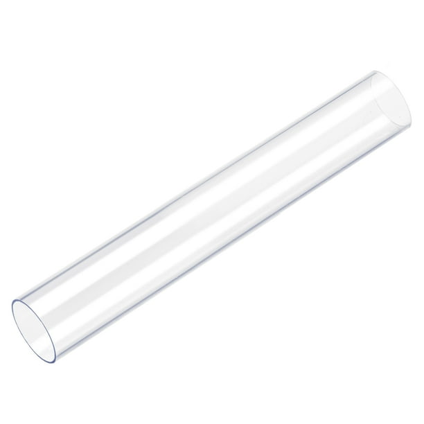 Tubo rígido redondo de policarbonato Uxcell para uso industrial y proyectos de mejora del hogar 41.6mm x 43mm