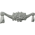 thumbnail image 2 of Ekena Millwork 10 1/4"W x 2 3/8"H x 5/8"P Emery Flowers and Ribbons Swag Onlay, 2 of 6