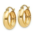 thumbnail image 2 of 14k Yellow Gold 4.75mm Round Hoop Earrings, 2 of 8
