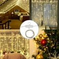 thumbnail image 3 of 300 LED Curtain Lights Waterproof String Light Rope Christmas Fairy Lights w/ Remote Control for Wedding Birthday Home Decor, 3 of 8